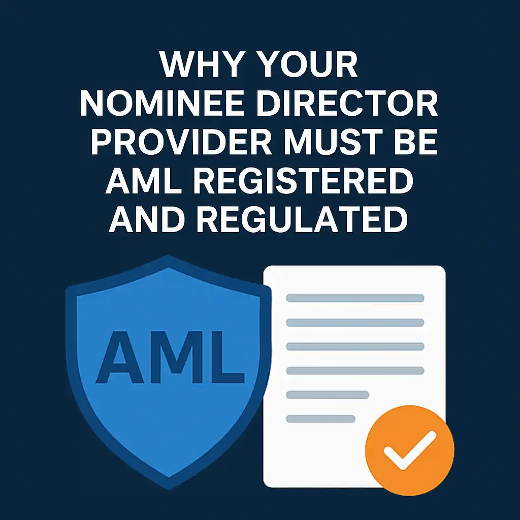 Why Your Nominee Director Provider Must Be AML Registered and Regulated